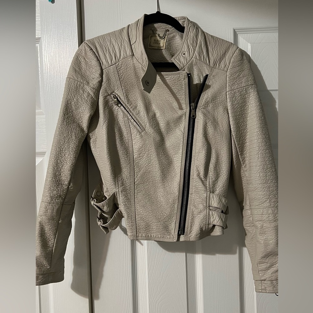 Black swan Tan Bomber Jacket size L. Worn very little